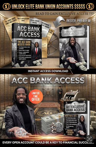 ACC America Consumer Council) Banks LIST 70+ Bank Links Included !!! (INSTANT ACCESS)